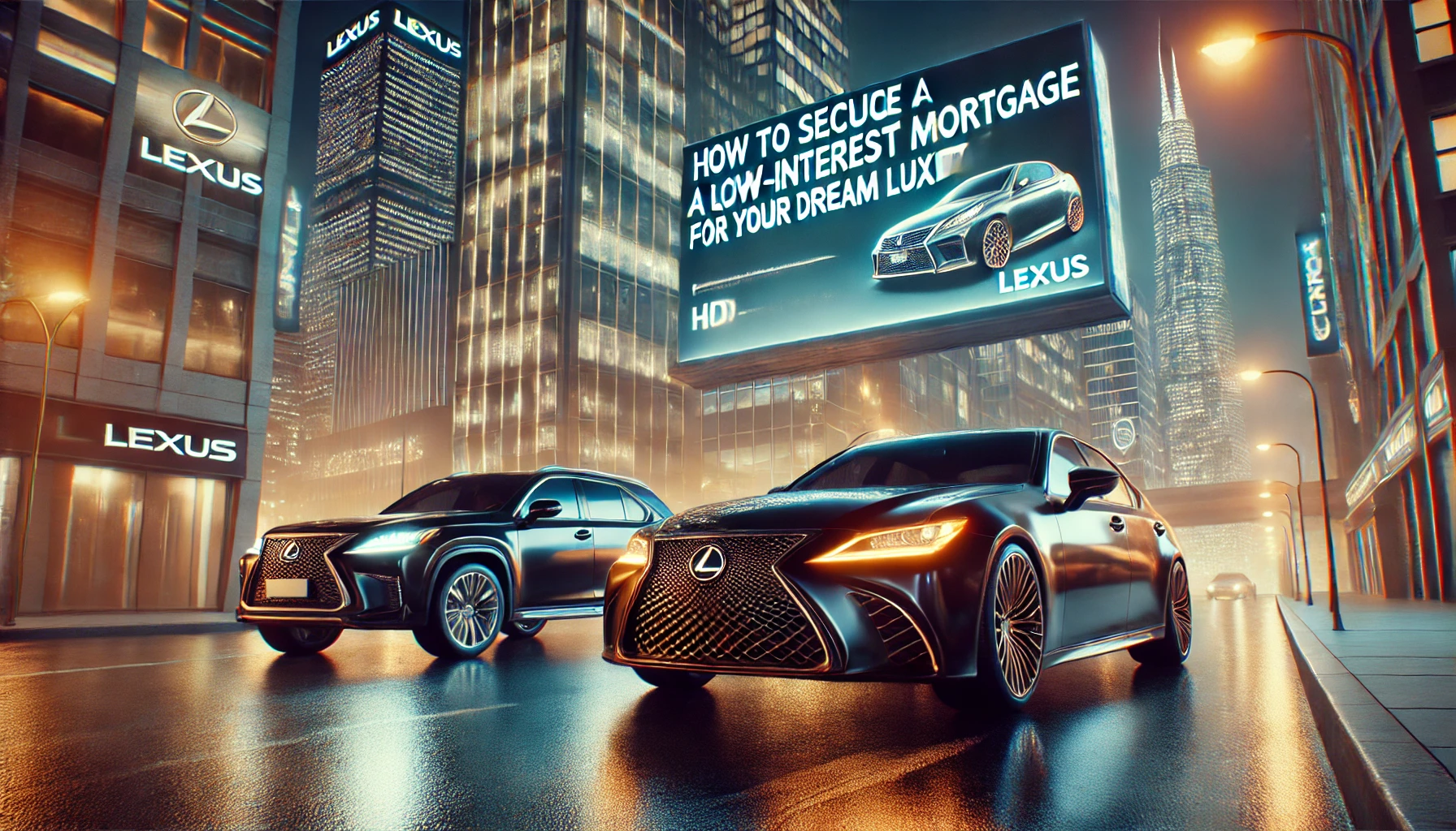 How to secure a low-interest mortgage for your dream luxury car