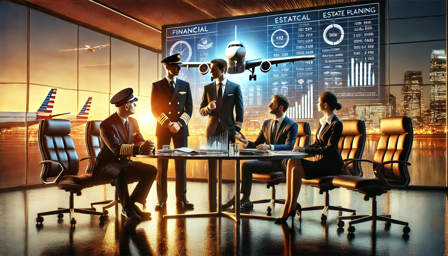 financial and estate planning for pilots, airline executives, and investors